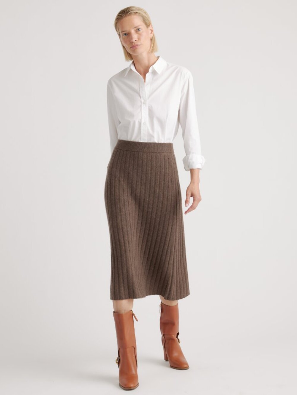 quince cashmere skirt - Picture 2 of 10